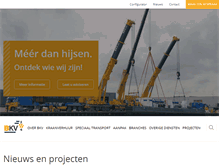 Tablet Screenshot of barneveldsekraanverhuur.nl
